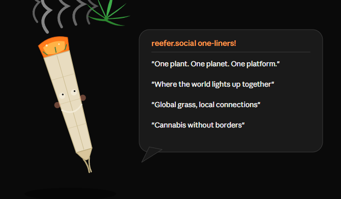 reefer.social one-liners